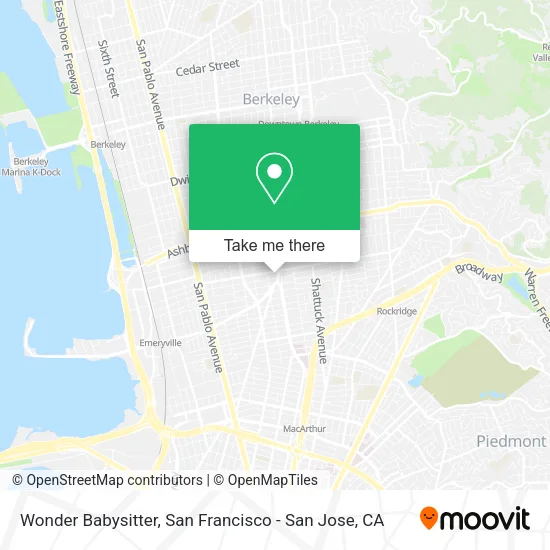 Mapa de Wonder Babysitter