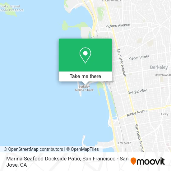 Marina Seafood Dockside Patio map