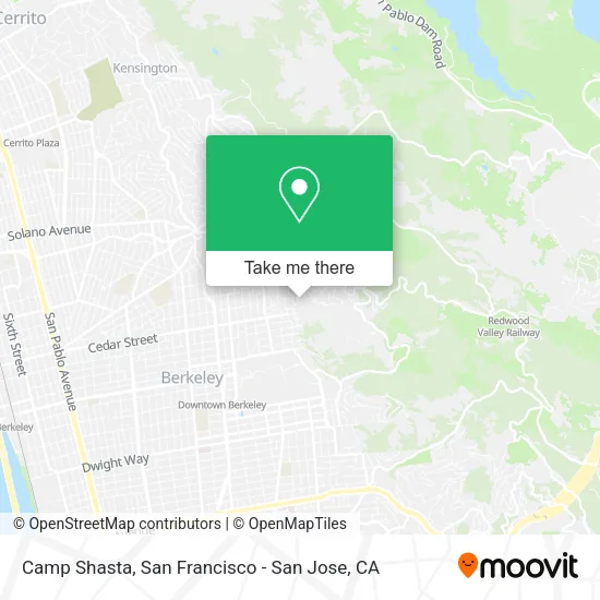 Mapa de Camp Shasta