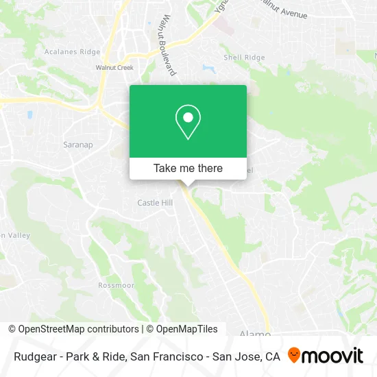 Rudgear - Park & Ride map
