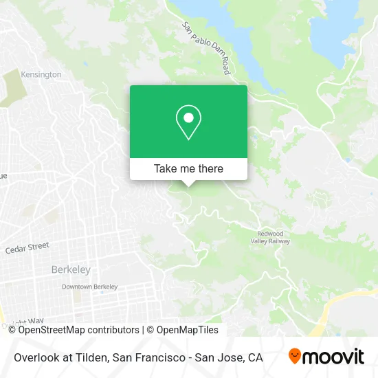 Mapa de Overlook at Tilden