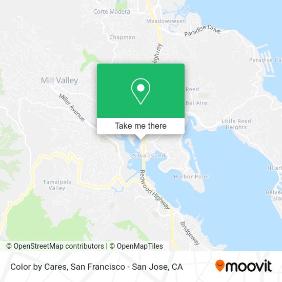 Color by Cares map