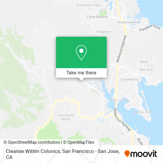 Mapa de Cleanse Within Colonics
