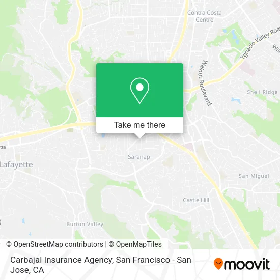 Mapa de Carbajal Insurance Agency