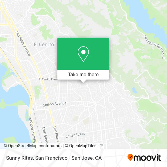 Sunny Rites map