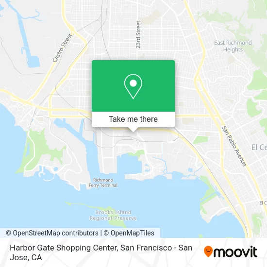 Harbor Gate Shopping Center map