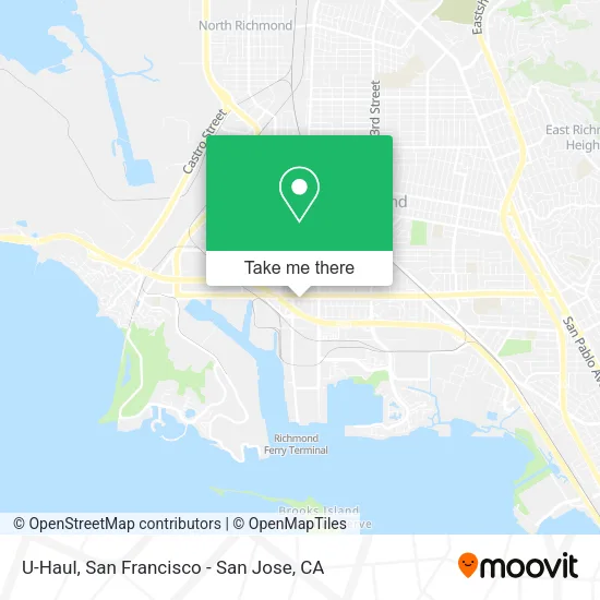 U-Haul map