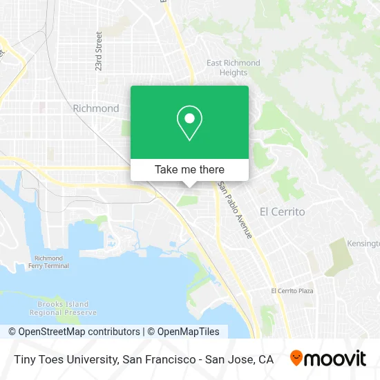 Tiny Toes University map