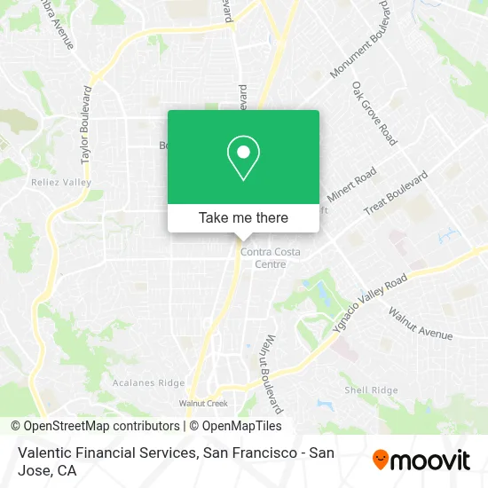 Valentic Financial Services map