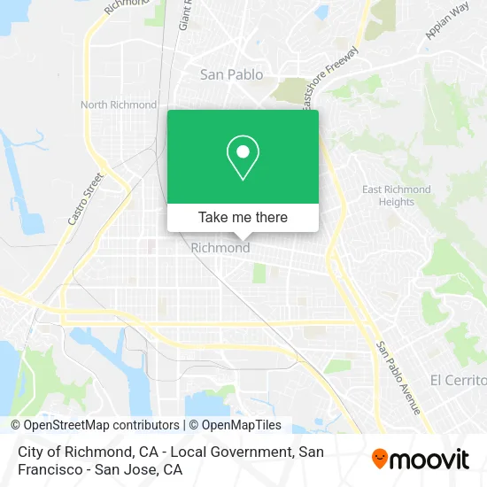 Mapa de City of Richmond, CA - Local Government
