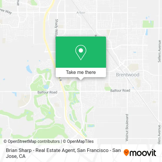 Brian Sharp - Real Estate Agent map