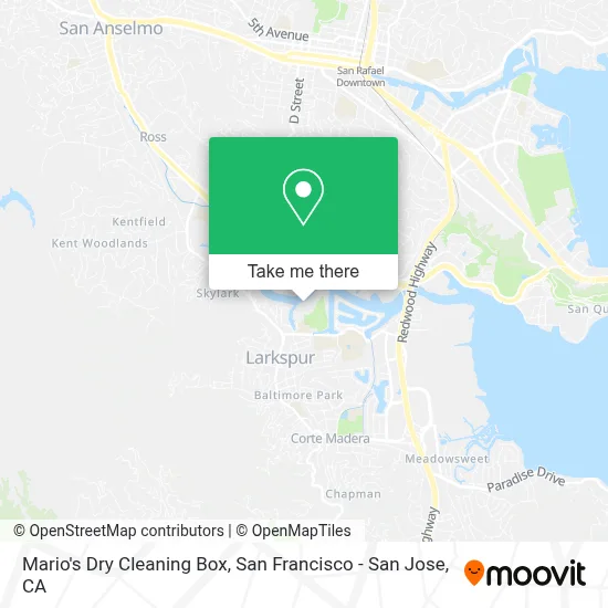 Mario's Dry Cleaning Box map