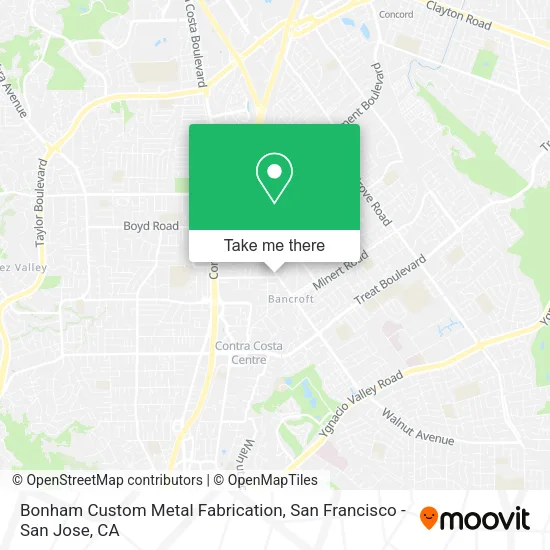 Bonham Custom Metal Fabrication map