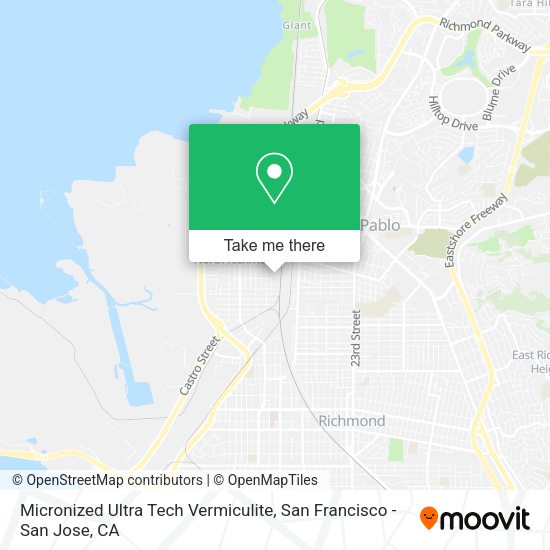 Micronized Ultra Tech Vermiculite map