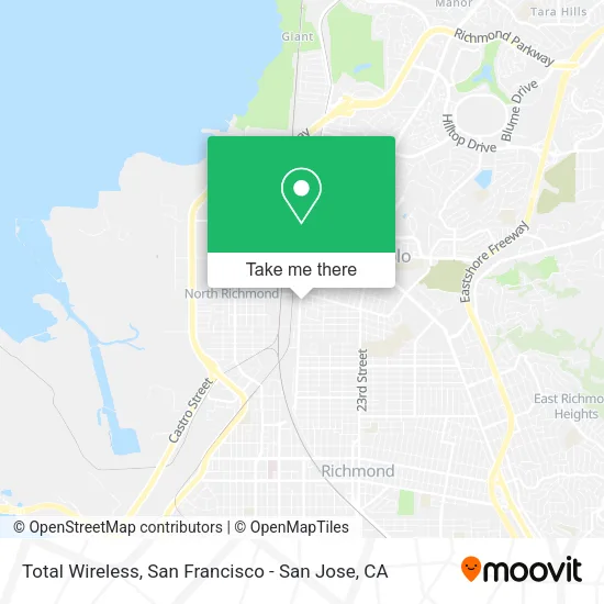 Mapa de Total Wireless
