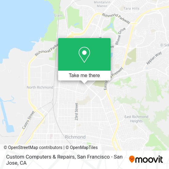 Custom Computers & Repairs map