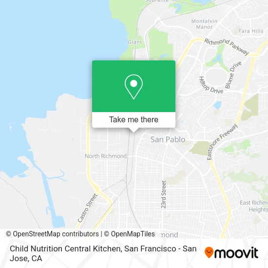 Mapa de Child Nutrition Central Kitchen