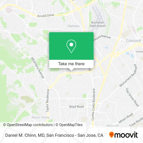 Daniel M. Chinn, MD map