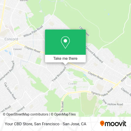 Your CBD Store map