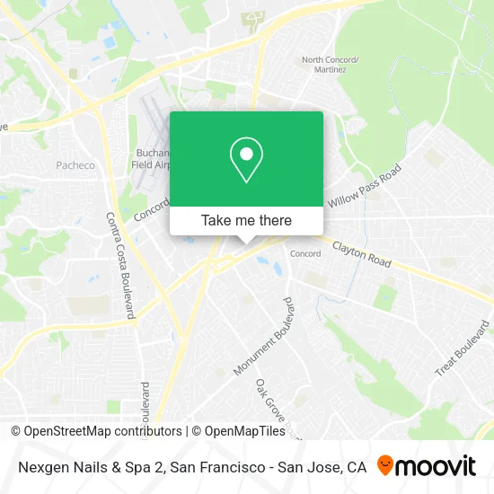 Mapa de Nexgen Nails & Spa 2