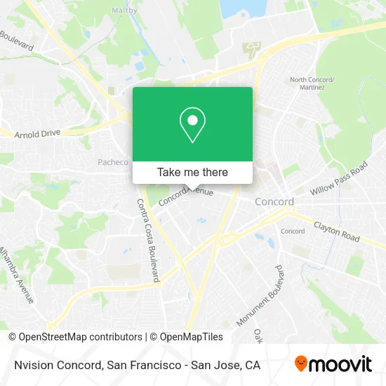 Mapa de Nvision Concord