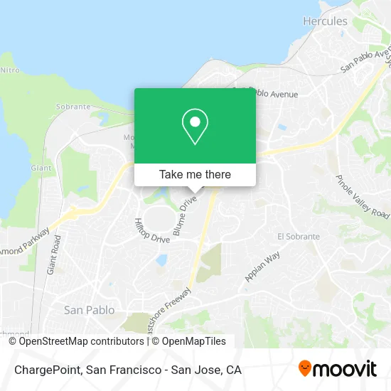 Mapa de ChargePoint