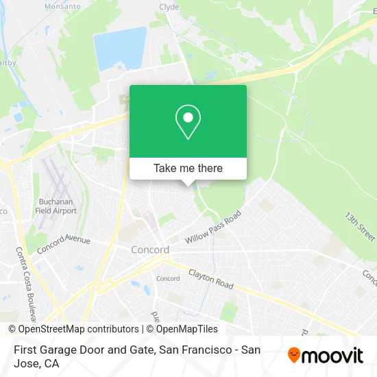 First Garage Door and Gate map
