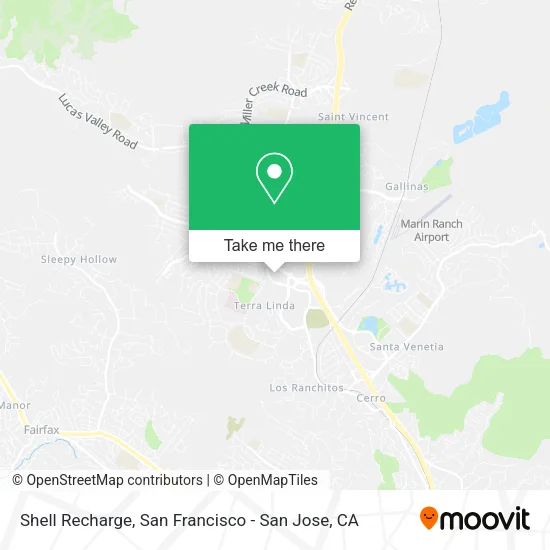Mapa de Shell Recharge