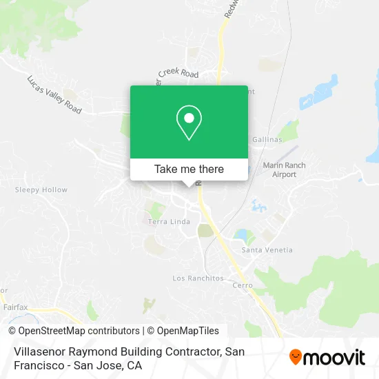 Mapa de Villasenor Raymond Building Contractor