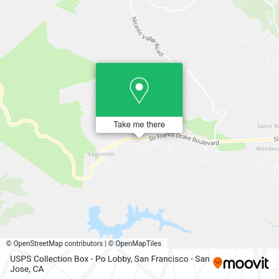 USPS Collection Box - Po Lobby map