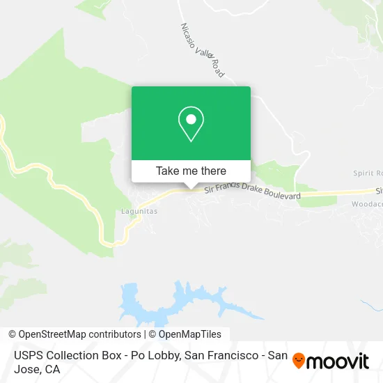 USPS Collection Box - Po Lobby map