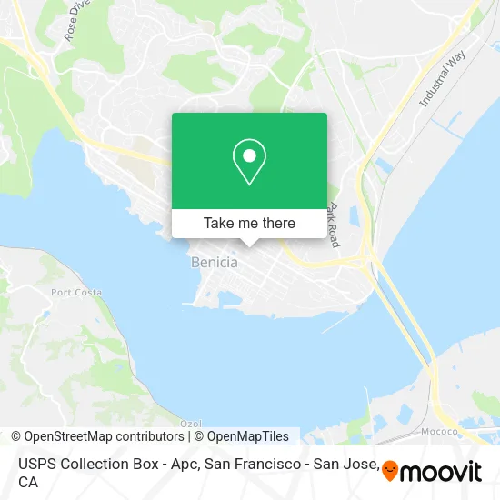 USPS Collection Box - Apc map