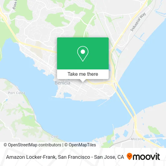 Amazon Locker-Frank map