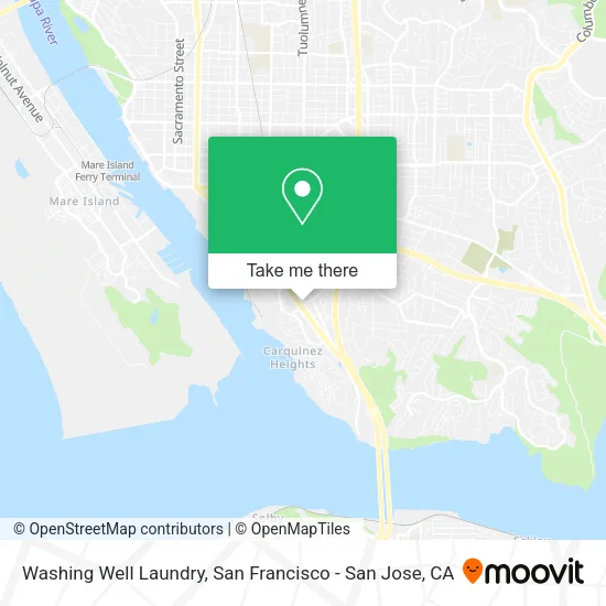 Mapa de Washing Well Laundry
