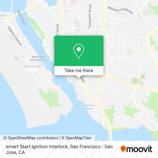 smart Start Ignition Interlock map