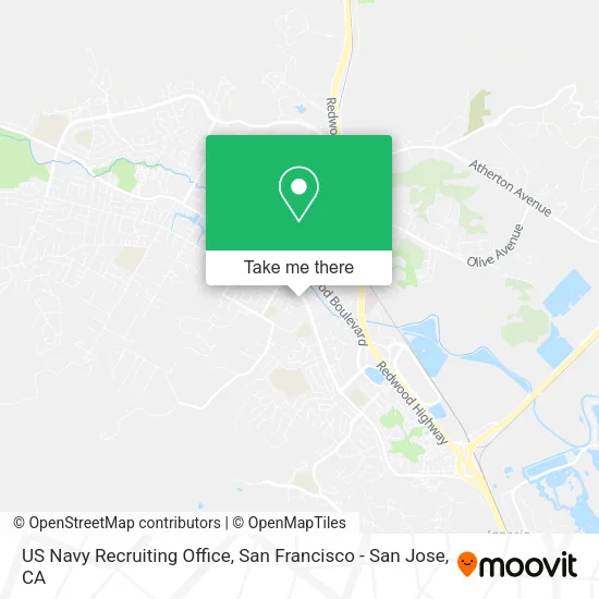 Mapa de US Navy Recruiting Office
