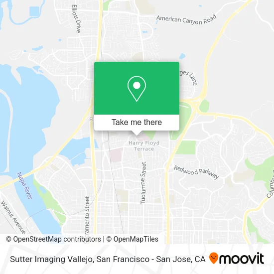 Sutter Imaging Vallejo map