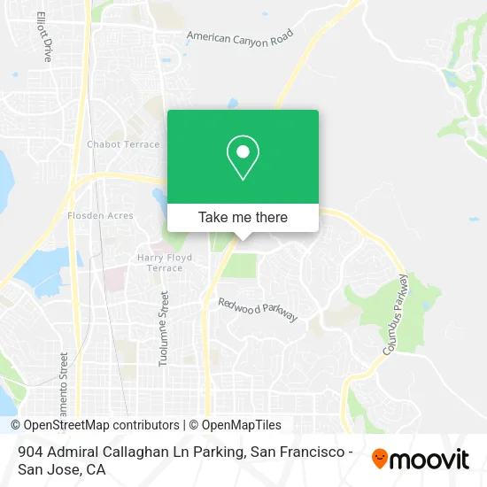 Mapa de 904 Admiral Callaghan Ln Parking