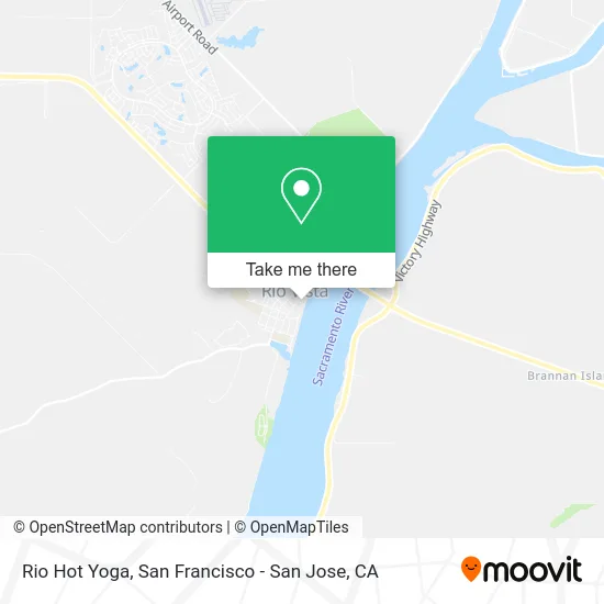 Rio Hot Yoga map
