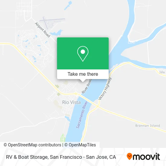 RV & Boat Storage map