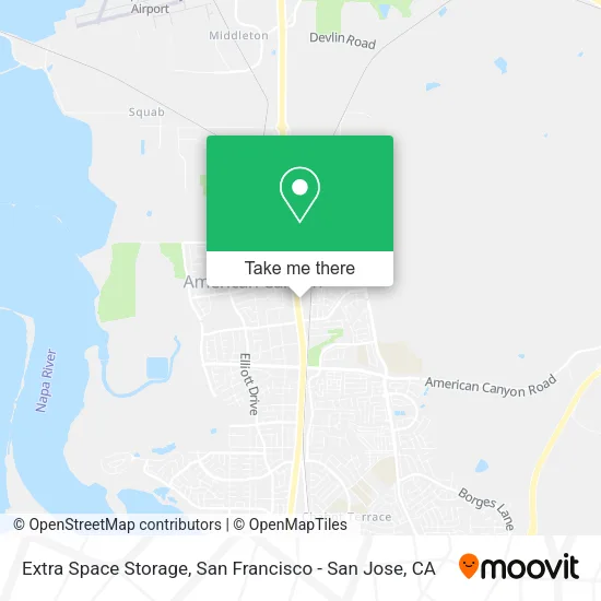 Mapa de Extra Space Storage