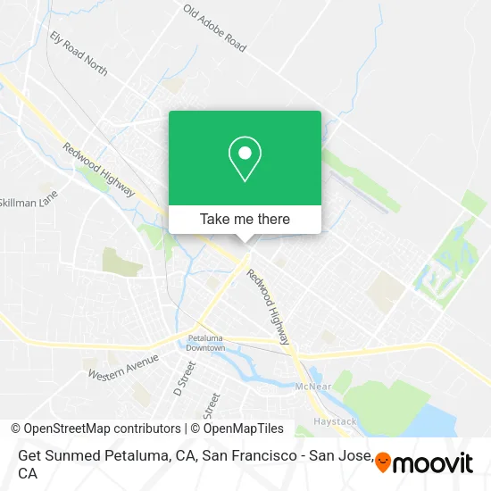 Get Sunmed Petaluma, CA map