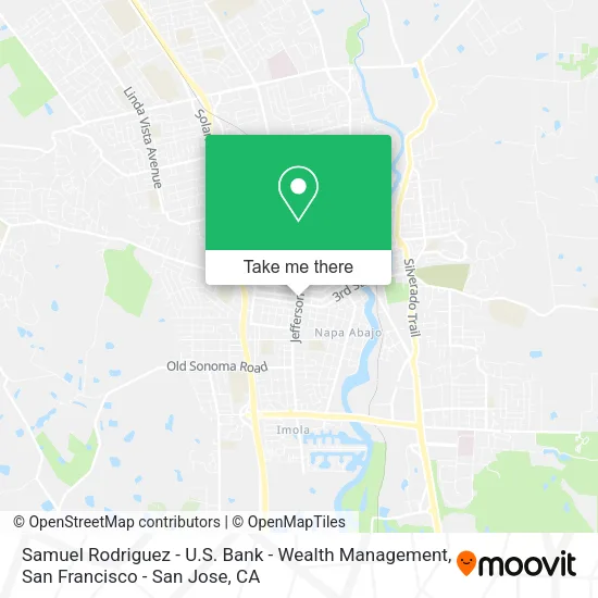 Samuel Rodriguez - U.S. Bank - Wealth Management map