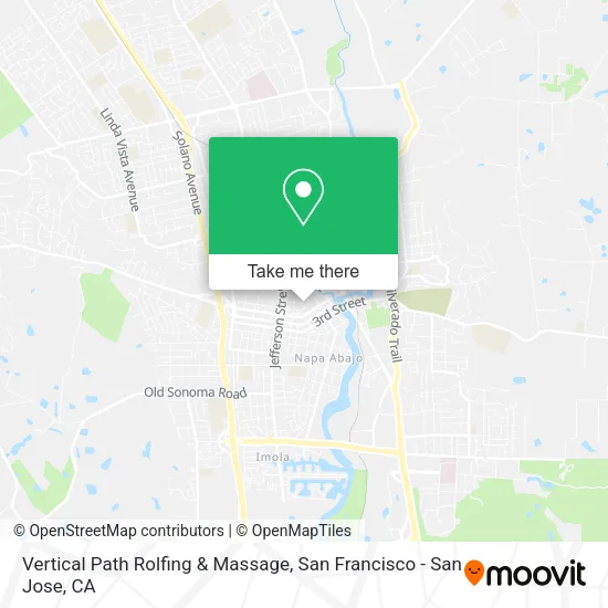 Mapa de Vertical Path Rolfing & Massage