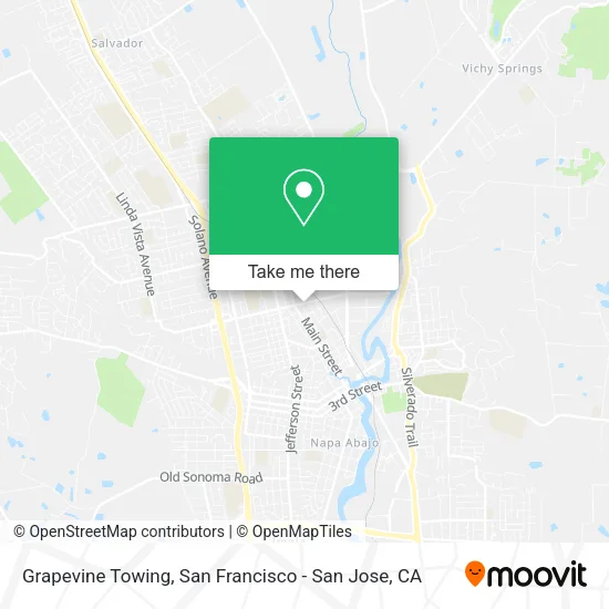 Mapa de Grapevine Towing