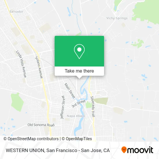 Mapa de WESTERN UNION