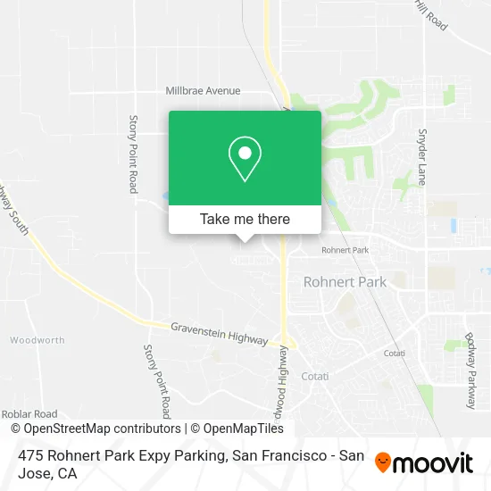 Mapa de 475 Rohnert Park Expy Parking