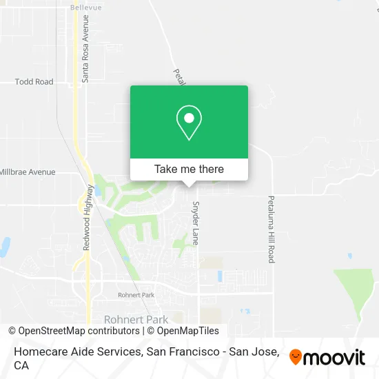 Homecare Aide Services map