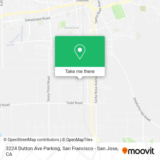 Mapa de 3224 Dutton Ave Parking