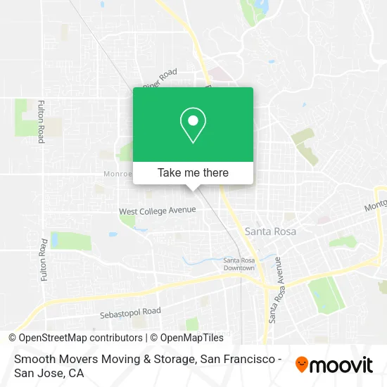 Mapa de Smooth Movers Moving & Storage